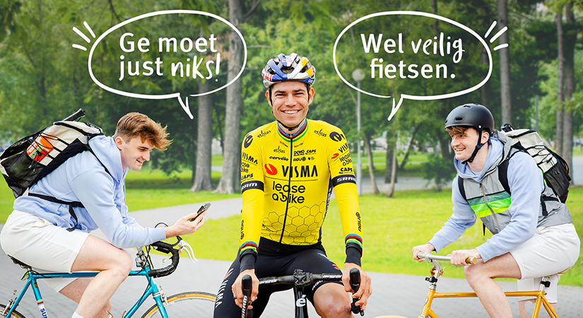 Ge moet just niks, maar wel veilig fietsen!