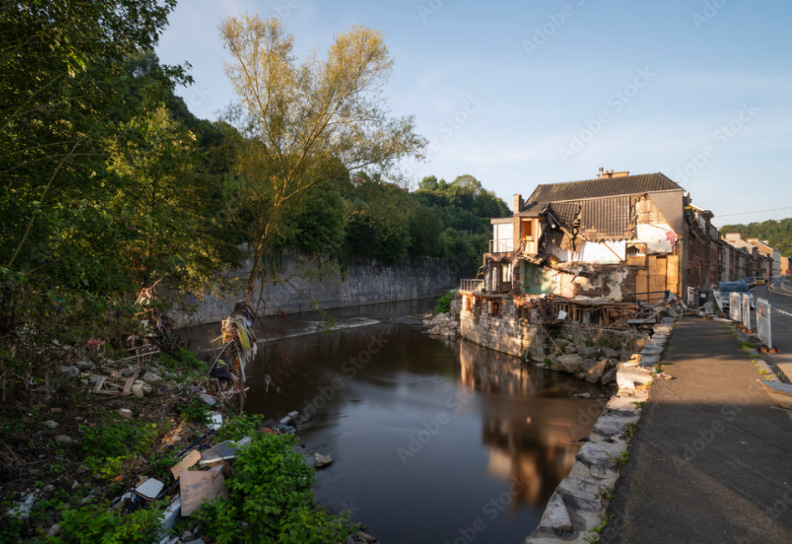 De overstromingen