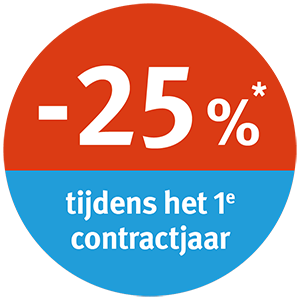 Geniet 25% korting!